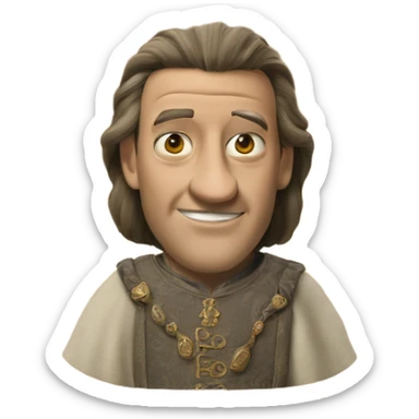 lord farquad from shrek sticker