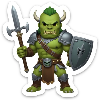 Ork King  sticker