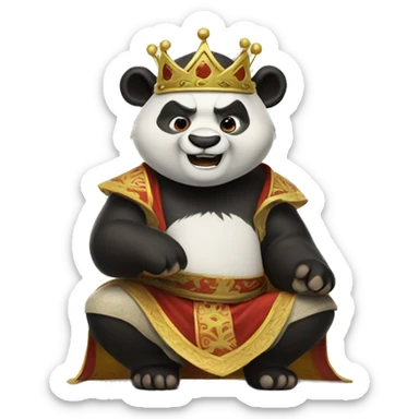 King fu panda sticker