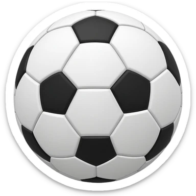 create an airbnb category icon outline that looks like a soccer ball sticker