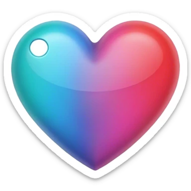 Corazón de colores  sticker