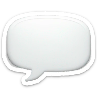 blank speech bubble  sticker