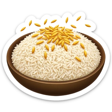 Draw me a rice emoji sticker