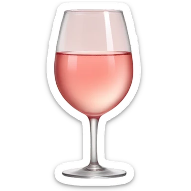 Rosé cheers sticker