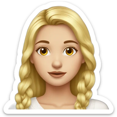 Ukrainian beautiful girl  sticker