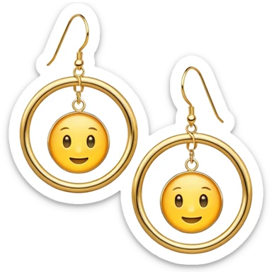 Earring Hoops sticker