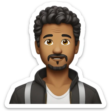 A TOK emoji of a thalapathy sticker