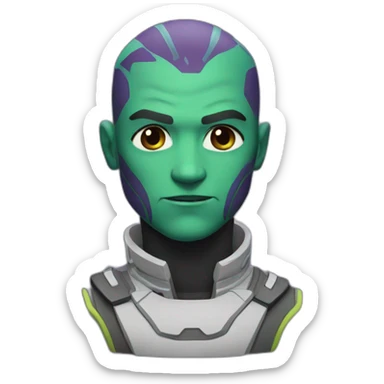 Galaxy guardian Drax sticker
