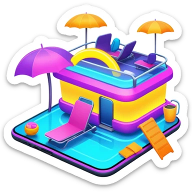 Vacation mode sticker