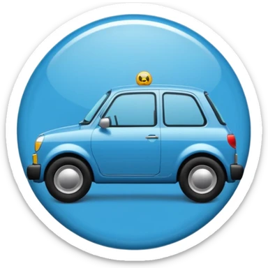 Un emoji vérification Un badge bleu avec une coche noire sticker