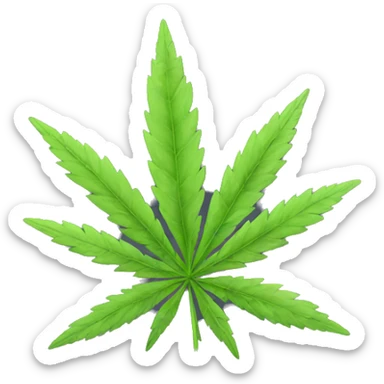 Weed sticker