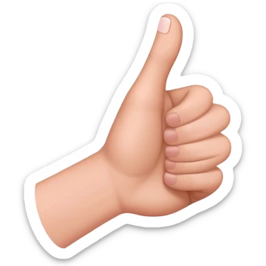 Make a straight face emoji with his thumb as in like “get a load of this guy” sticker