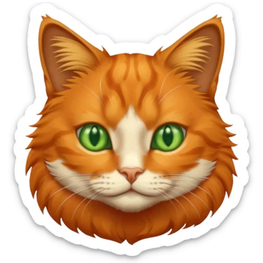 Gato laranja sticker