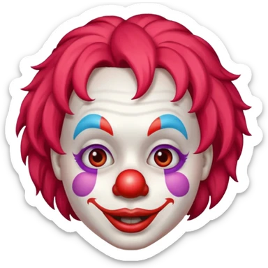 Pervert clown sticker