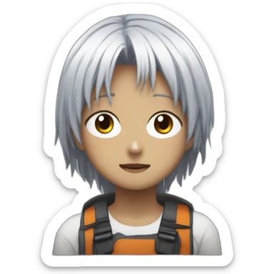 makima from chainsaw man sticker