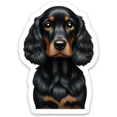 cocker-black sticker