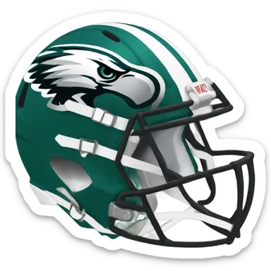 Eagles helmet sticker