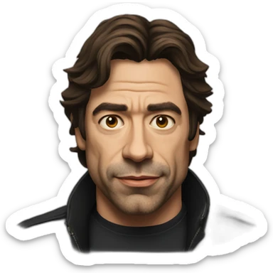Javier bardem sticker