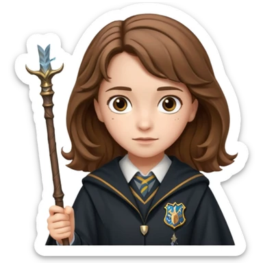 Hermione granger wand sticker