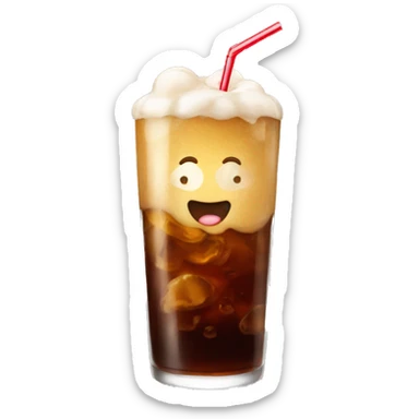 cola float sticker