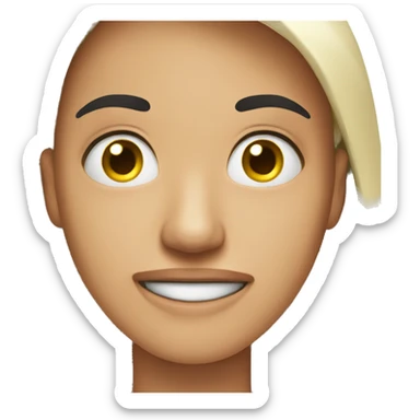 Reaction to cringe  sticker