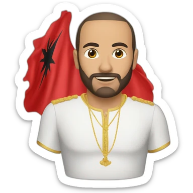 Albania morocco sticker