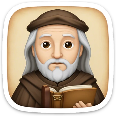 Old English Medieval poet sticker