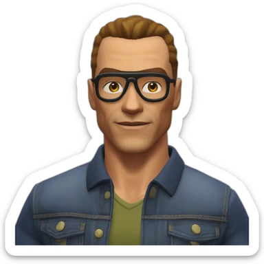 Sims4-jean-claude-vandamme sticker