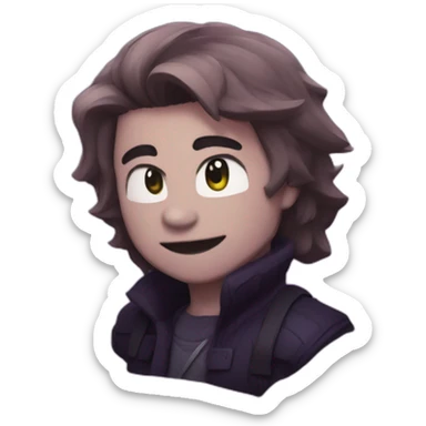 kris from deltarune sticker