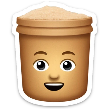 light brown body scrub pot sticker