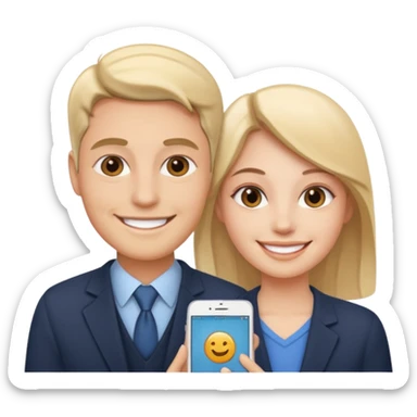 customized investment plan with people sticker