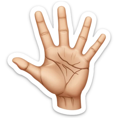 a hand with finger pointing at the camera sticker