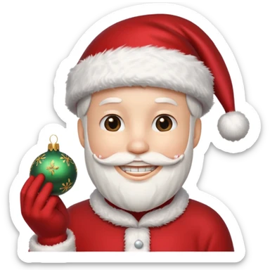  kurwa bober merry christmas  sticker