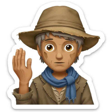 beggar  sticker