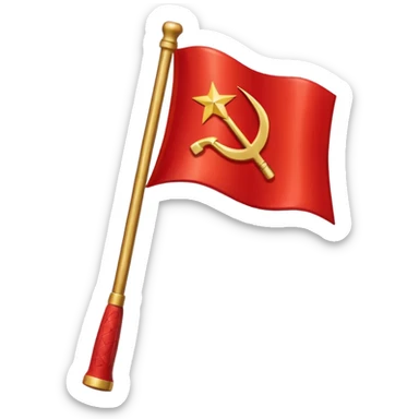 Soviet union flag sticker