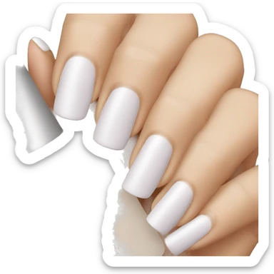 French manicure sticker