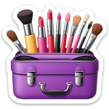 Makeup emoji sticker