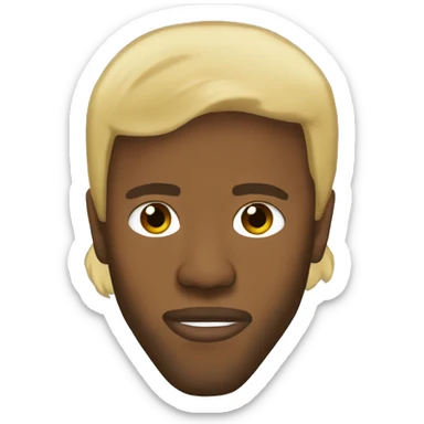 frank ocean with blond hair sticker