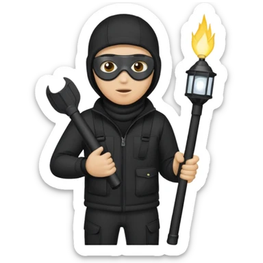 Burglar sticker