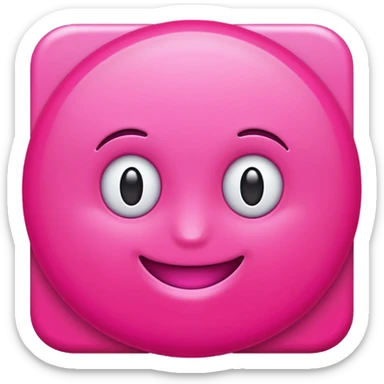 make a discord emoji role that is bright hot pink, almost neon for someone who host events- non gender specified sticker