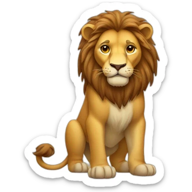 Lion Full Body sticker
