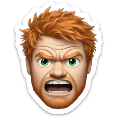 ed sheeran angry sticker
