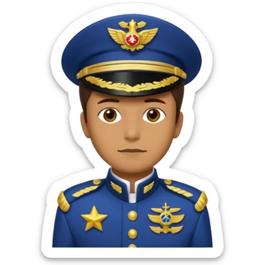 spaceship admiral sticker