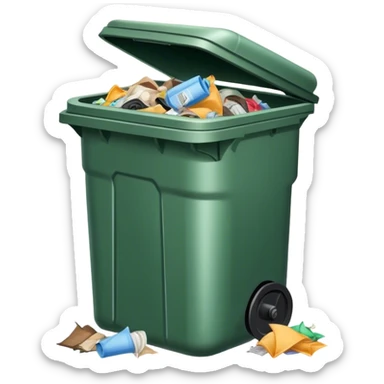 Garbage sticker