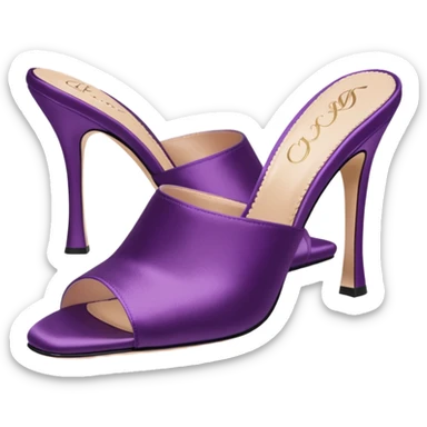 Agent Provocateur Elice Plum Mules
 sticker
