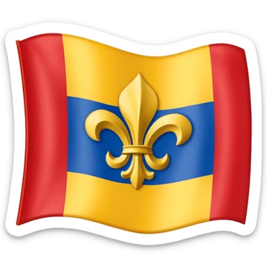 Drapeau de la région du Var 83 en France: composé de cette manière : 🟥🟥🟥🟥🟥🟥🟥
🟨🟨🔵🔵🔵🟨🟨
🟨🟨🔵⚜️🔵🟨🟨
🟨🟨🔵🔵🔵🟨🟨
🟨🟨🟨🟨🟨🟨🟨 sticker