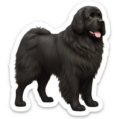 Newfoundland dog sticker