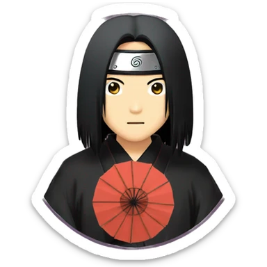 Itachi uchiwa sticker