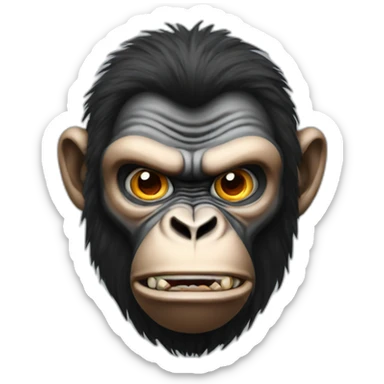 Ape Angry sticker