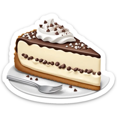 Cannoli cheesecake slice  sticker